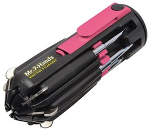 multi tool pink screwdriver light apollo
